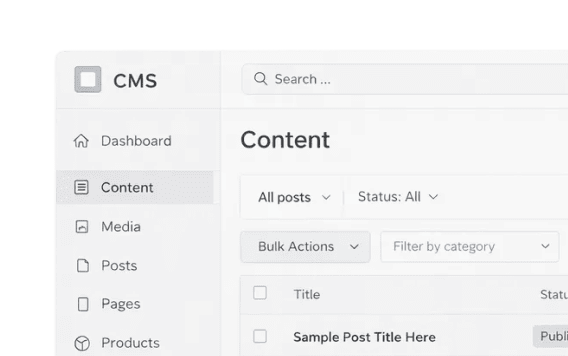 「ヘッドレスCMS導入支援」のイメージ画像